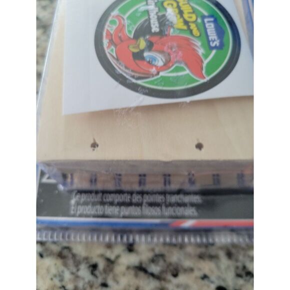 Lowe's Build and Grow BIRDHOUSE Wood Project Kit Home Depot Kids Workshop (A8) - Picture 4 of 5